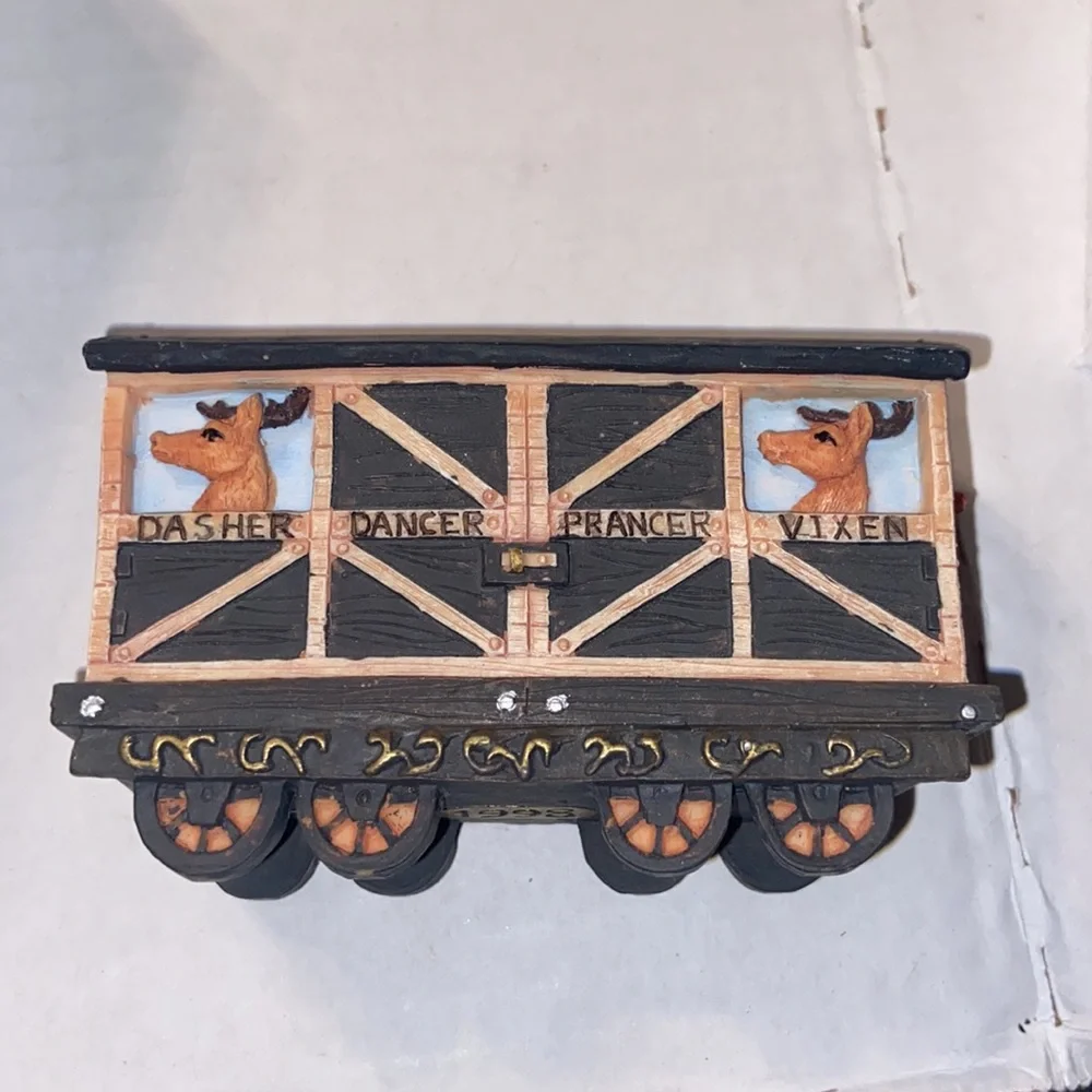 New in box vintage Home Towne Express 1998 Edition Reindeer Express by JC Penny